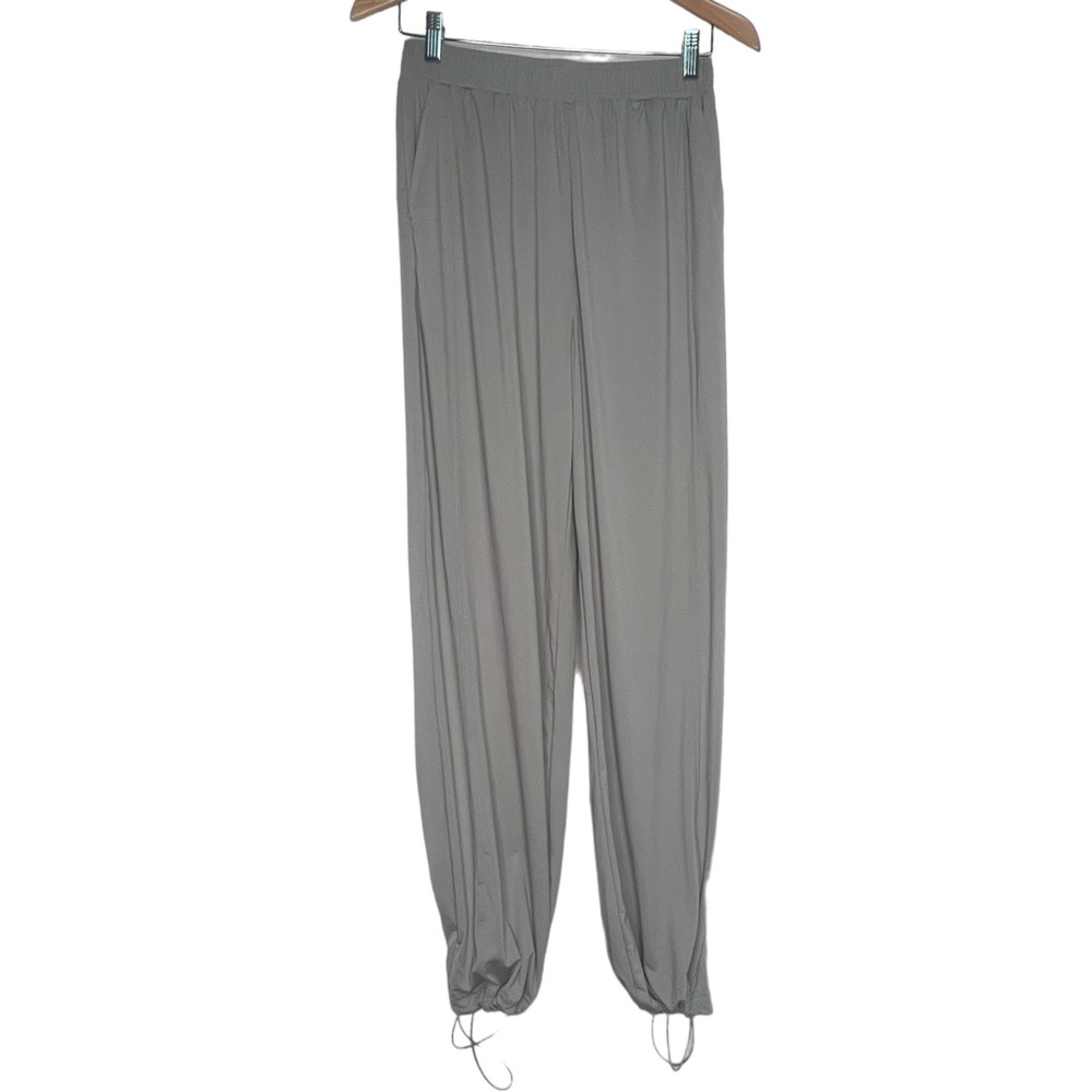 Ladies Grey Jogger Cinchable Ankles, Small 25" & 26" Waist
